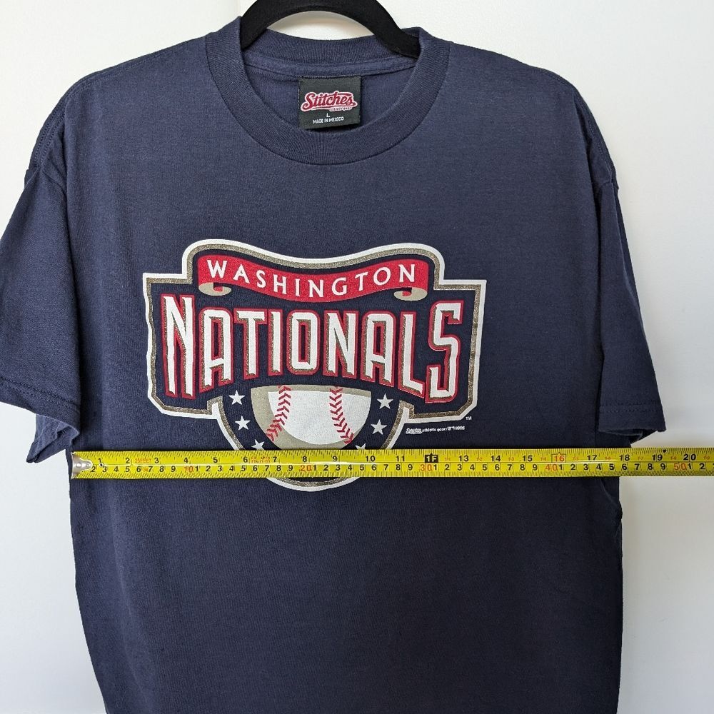 Stitches Washington Nationals Navy Tshirt - Picture 8 of 9